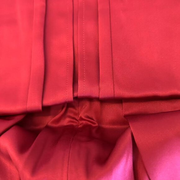 Reformation Frankie Satin Maxi Dress Sz2 Rubies Red Cherry Gown Cocktail - Picture 9 of 11